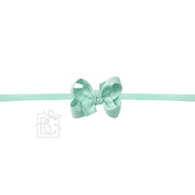 Load image into Gallery viewer, 1/4" Nylon Pantyhose Headbands with Signature Grosgrain Bow