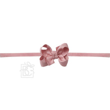 Load image into Gallery viewer, 1/4" Nylon Pantyhose Headbands with Signature Grosgrain Bow
