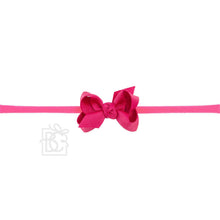 Load image into Gallery viewer, 1/4" Nylon Pantyhose Headbands with Signature Grosgrain Bow