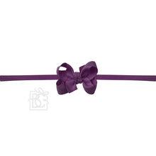 Load image into Gallery viewer, 1/4" Nylon Pantyhose Headbands with Signature Grosgrain Bow