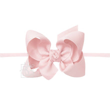Load image into Gallery viewer, 1/4" Nylon Pantyhose Headbands with Signature Grosgrain Bow