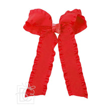 Load image into Gallery viewer, Double Ruffle Tail Bow on Alligator Clip