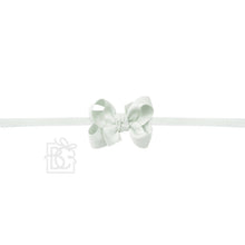 Load image into Gallery viewer, 1/4" Nylon Pantyhose Headbands with Signature Grosgrain Bow