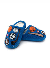 Load image into Gallery viewer, Indoor / Outdoor Slippers - Kids - Sports Equipment - Blue