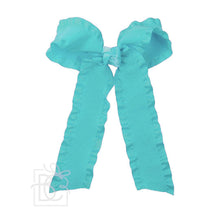 Load image into Gallery viewer, Double Ruffle Tail Bow on Alligator Clip