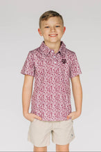 Load image into Gallery viewer, The James Polo Texas A&M | Toddler & Youth Deep Maroon