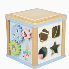 Load image into Gallery viewer, Peter Rabbit Wooden Activity Cube