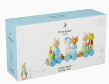 Load image into Gallery viewer, Peter Rabbit Wooden Puzzle Train