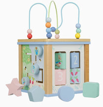 Load image into Gallery viewer, Peter Rabbit Wooden Activity Cube