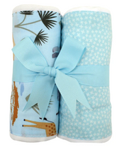 Load image into Gallery viewer, Set of 2 Fabric Burps