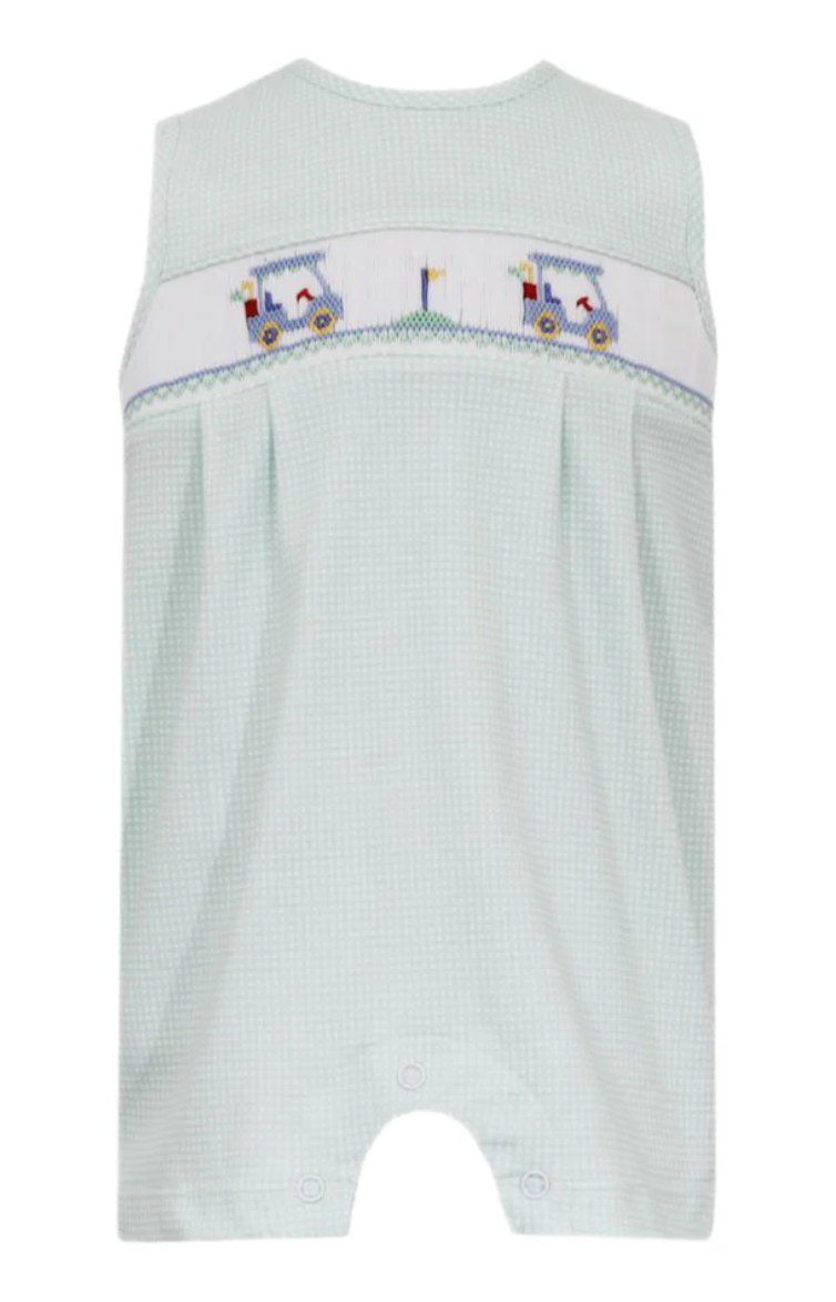 Baby Boy Golf Green Knit Stripe Jon Jon main image 1