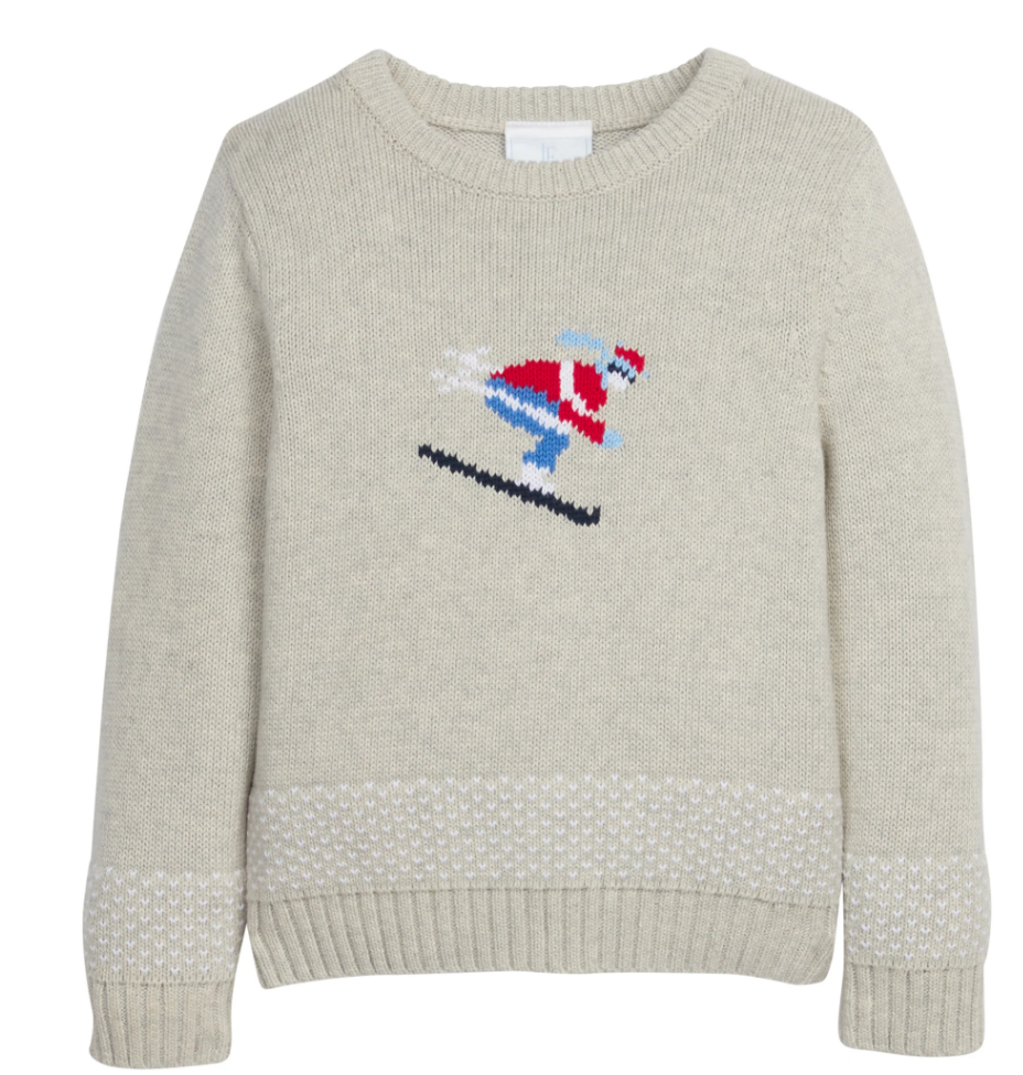 Swan Intarsia Knit Sweater main image 1