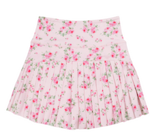 Load image into Gallery viewer, The Ellie Athletic Tween Skort - Pink Floral Pleated