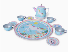 Load image into Gallery viewer, Eleven Piece Rainbow Fairy Musical Tea Set