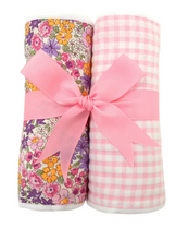 Load image into Gallery viewer, Set of 2 Fabric Burps