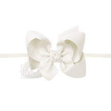 Load image into Gallery viewer, 1/4" Nylon Pantyhose Headbands with Signature Grosgrain Bow