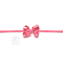 Load image into Gallery viewer, 1/4" Nylon Pantyhose Headbands with Signature Grosgrain Bow