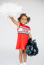 Load image into Gallery viewer, The Texas Tech | Bright Red Classic Cheer Dress