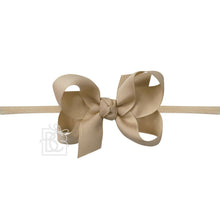 Load image into Gallery viewer, 1/4" Nylon Pantyhose Headbands with Signature Grosgrain Bow