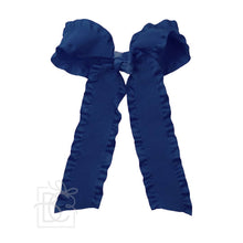 Load image into Gallery viewer, Double Ruffle Tail Bow on Alligator Clip