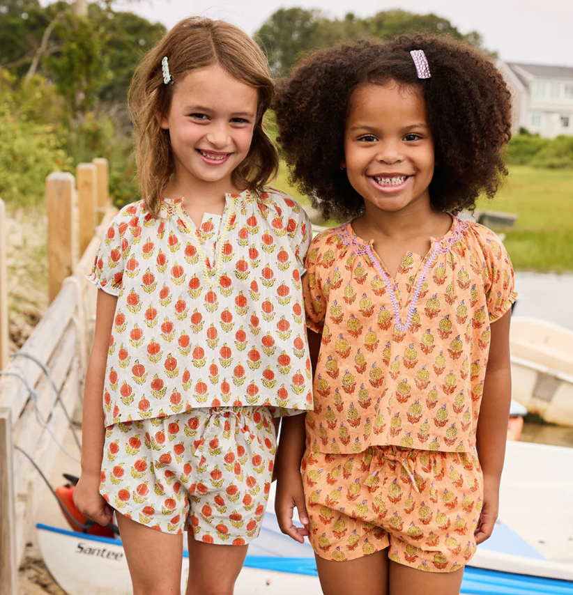 Ava Top - Blue Dahlia – Belles & Beaux®