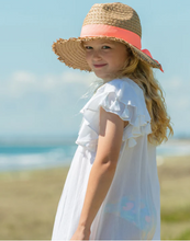 Load image into Gallery viewer, Peachy Ribbon Sunhat