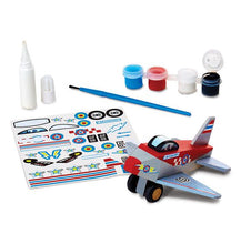 Load image into Gallery viewer, Design Your Own Airplane Wooden Craft Kit