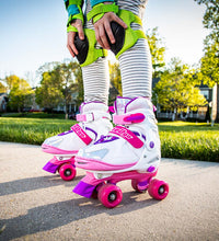 Load image into Gallery viewer, Pink Quad Skates