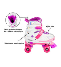 Load image into Gallery viewer, Pink Quad Skates