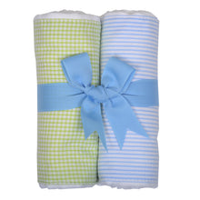 Load image into Gallery viewer, Set of 2 Fabric Burps