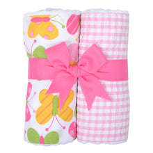 Load image into Gallery viewer, Set of 2 Fabric Burps