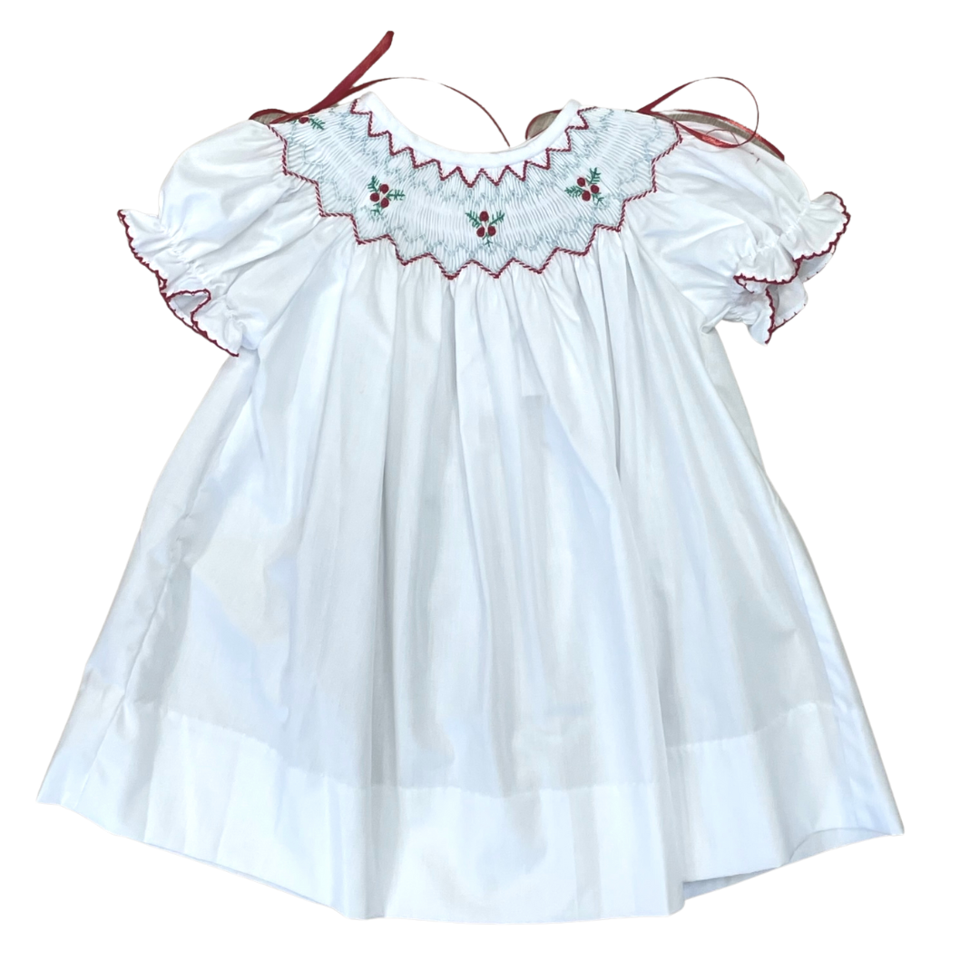 Lulu Bebe Smocked Christmas Tree Emma Bishop Dress main image 1