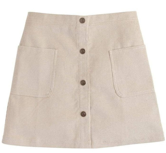Cephee Thin Corduroy Skirt main image 0