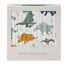 Load image into Gallery viewer, Cotton Muslin Quilt - Dino Friends