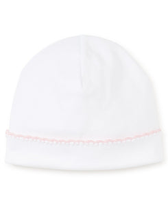 New Premier Basics Hat - White With Pink