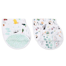 Load image into Gallery viewer, Classic Burpy Bibs 2 Pack - Around the World
