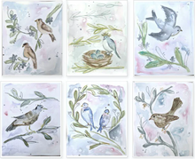 Load image into Gallery viewer, Set of Six Bird Prints