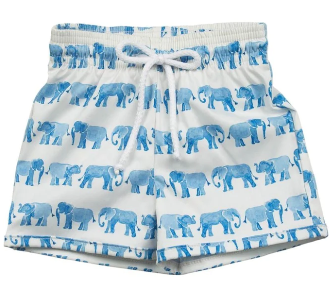 Elephant Swim Trunks Belles & Beaux®