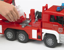 Load image into Gallery viewer, TGA Fire Engine with Ladder Water Pump and Light/Sound Module