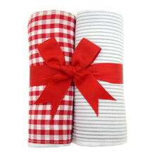 Load image into Gallery viewer, Set of 2 Fabric Burps