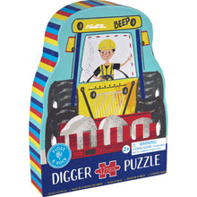Load image into Gallery viewer, Twelve Piece Digger Jigsaw Puzzle