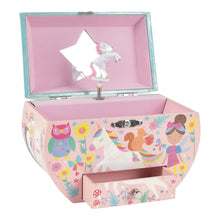 Load image into Gallery viewer, Rainbow Fairy Oval Musical Jewelry Box