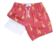 Load image into Gallery viewer, Giraffe Swim Shorts