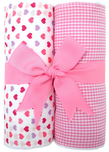 Load image into Gallery viewer, Set of 2 Fabric Burps