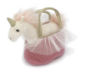 Ophelia Pretty Unicorn Plush Toy in Purse