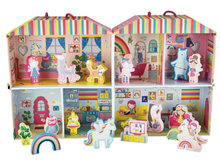 Load image into Gallery viewer, Rainbow Fairy Playbox with Wooden Pieces