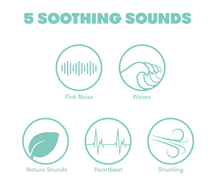 Load image into Gallery viewer, 2-In-1 Portable Sound Machine And Nightlight