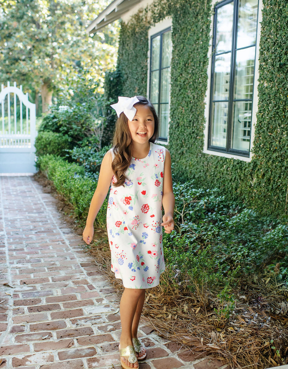 LS Polly Play Dress We Heart You with Palm Beach Pink