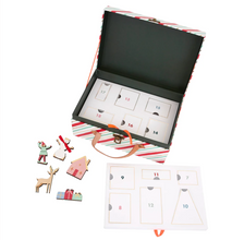 Load image into Gallery viewer, Festive Village Wooden Advent Calendar