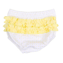 Load image into Gallery viewer, Vintage Lemons Embroidered Diaper Cover Set
